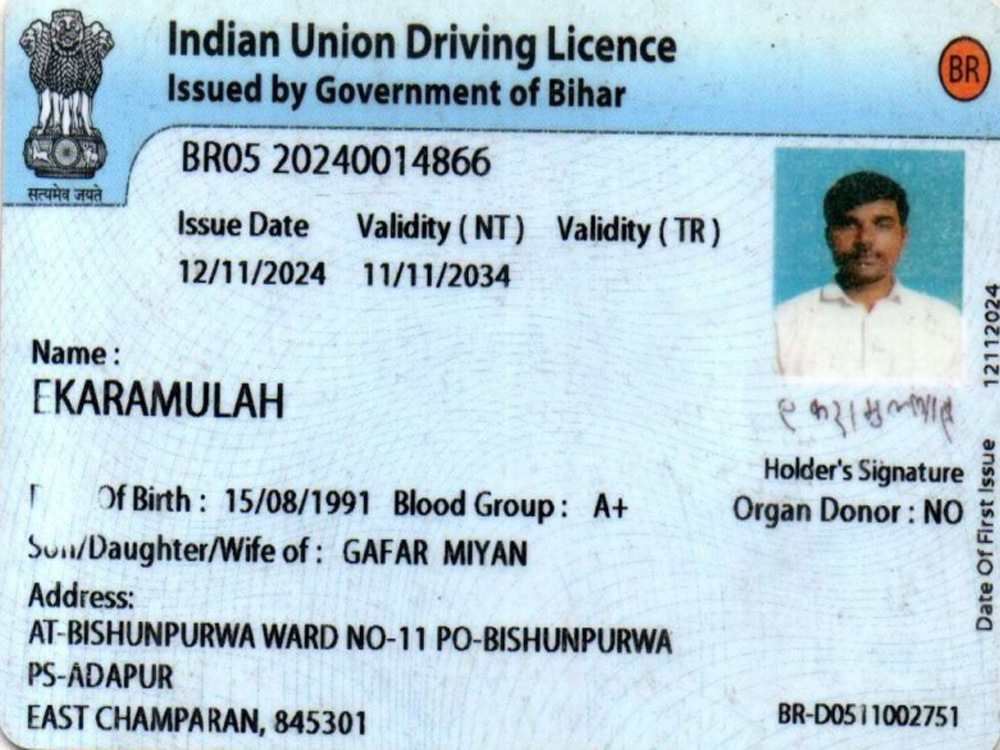 License